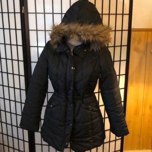 BRAND NEW Lined hooded winter coat